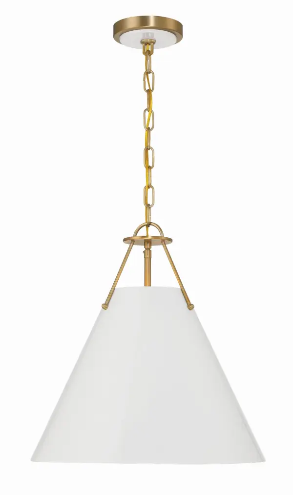 Xavier 16" Pendant in Vibrant Gold - Image 16