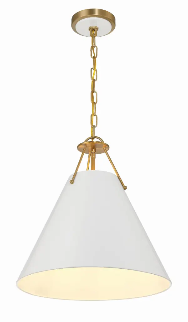 Xavier 16" Pendant in Vibrant Gold - Image 17