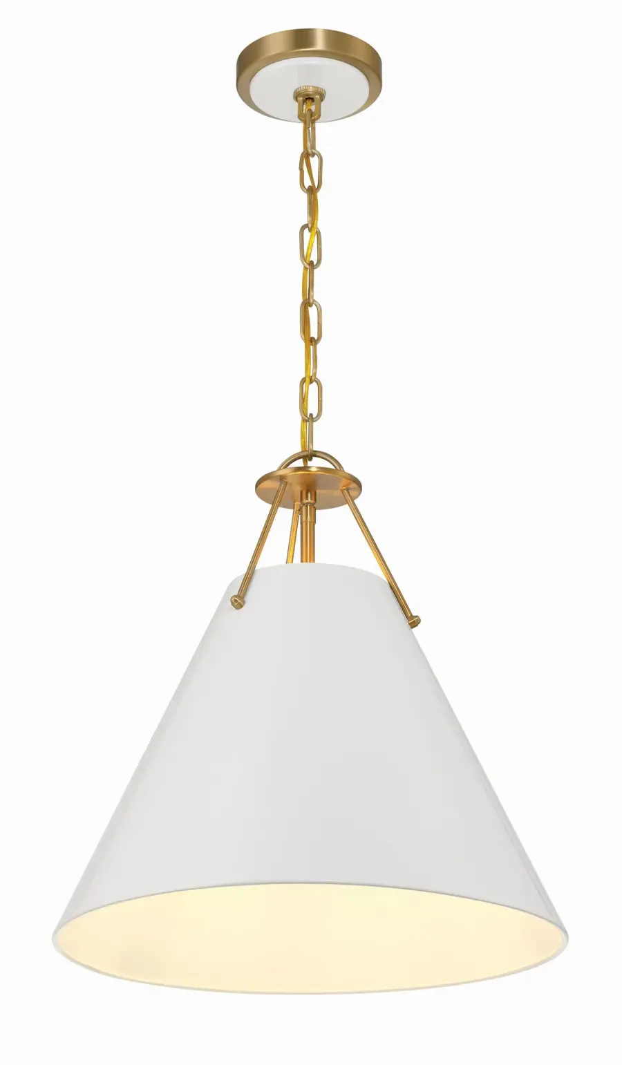 Xavier 16" Pendant in Vibrant Gold - Image 17
