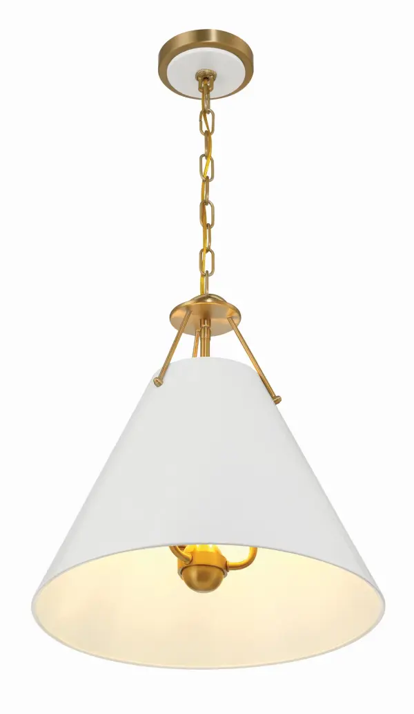 Xavier 16" Pendant in Vibrant Gold - Image 18