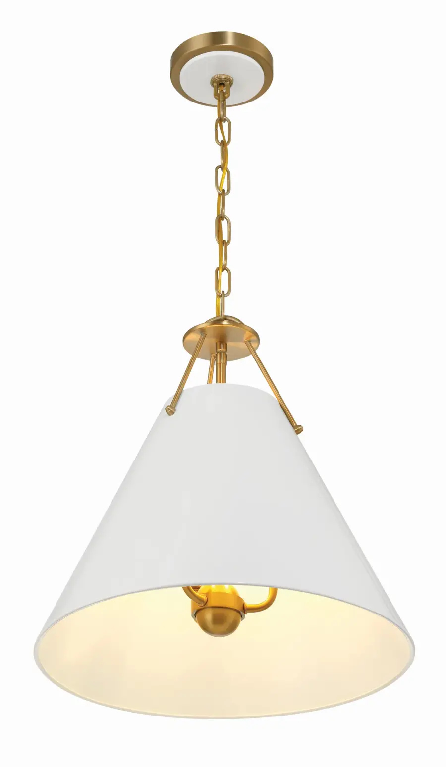 Xavier 16" Pendant in Vibrant Gold - Image 18