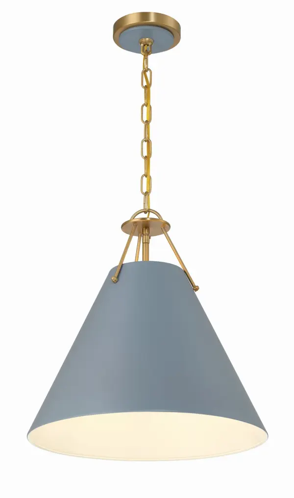 Xavier 16" Pendant in Vibrant Gold - Image 3