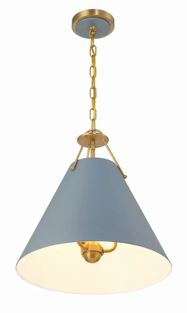 Xavier 16" Pendant in Vibrant Gold - Image 4