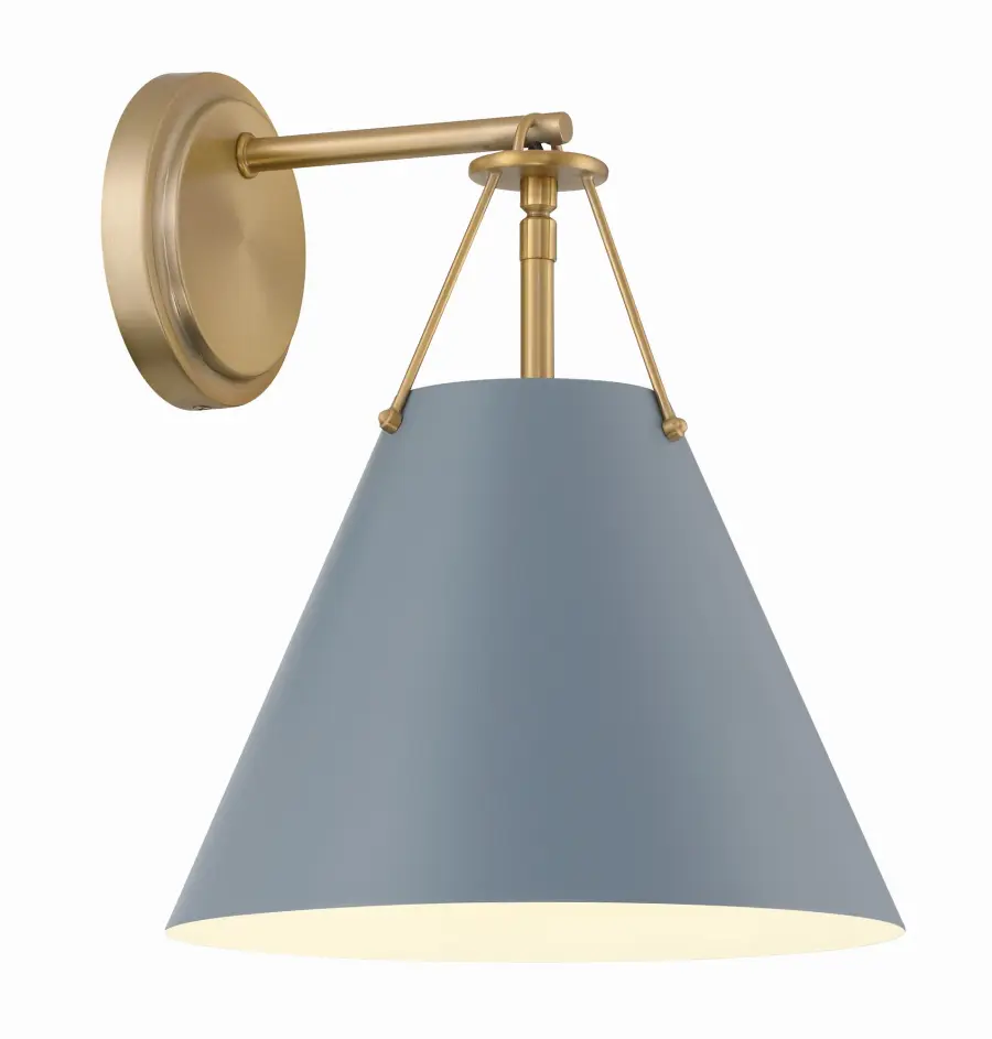 Xavier 10" Sconce in Vibrant Gold - Image 2