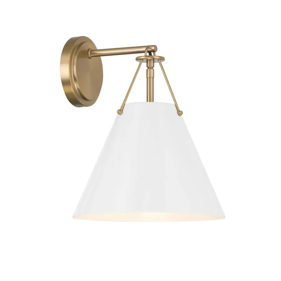 Xavier 10" Sconce in Vibrant Gold - Image 28