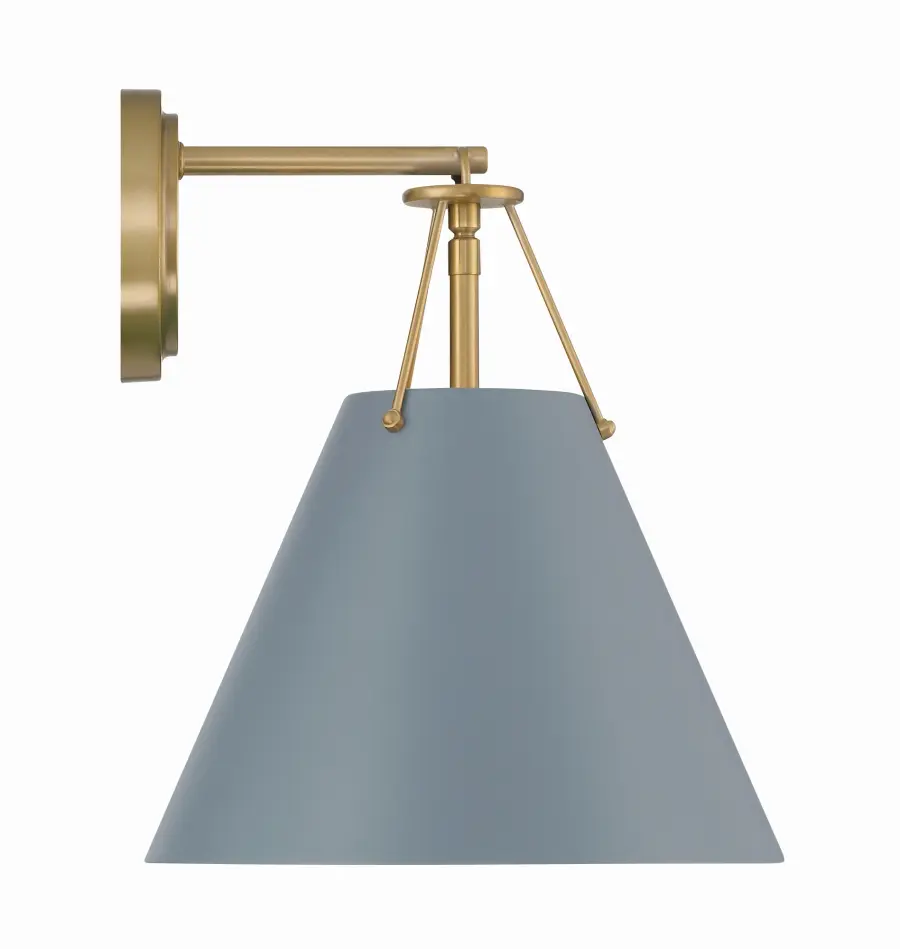Xavier 10" Sconce in Vibrant Gold - Image 4