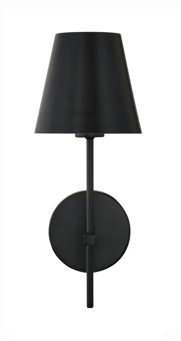 Xavier 6" Wall Sconce in Matte Black - Image 12
