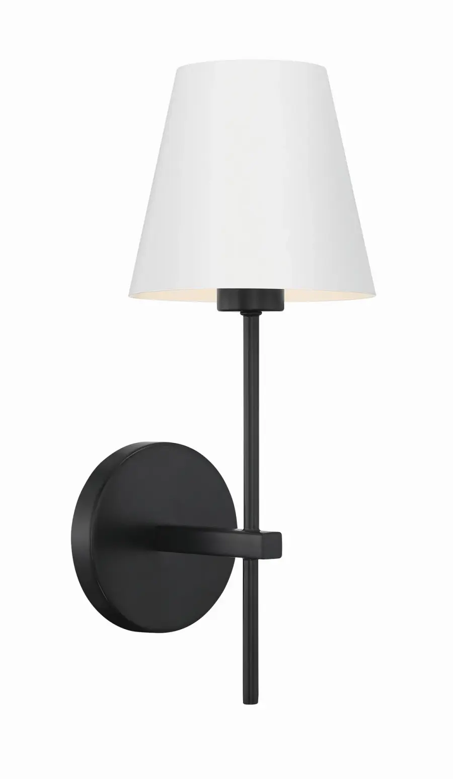 Xavier 6" Wall Sconce in Matte Black - Image 13