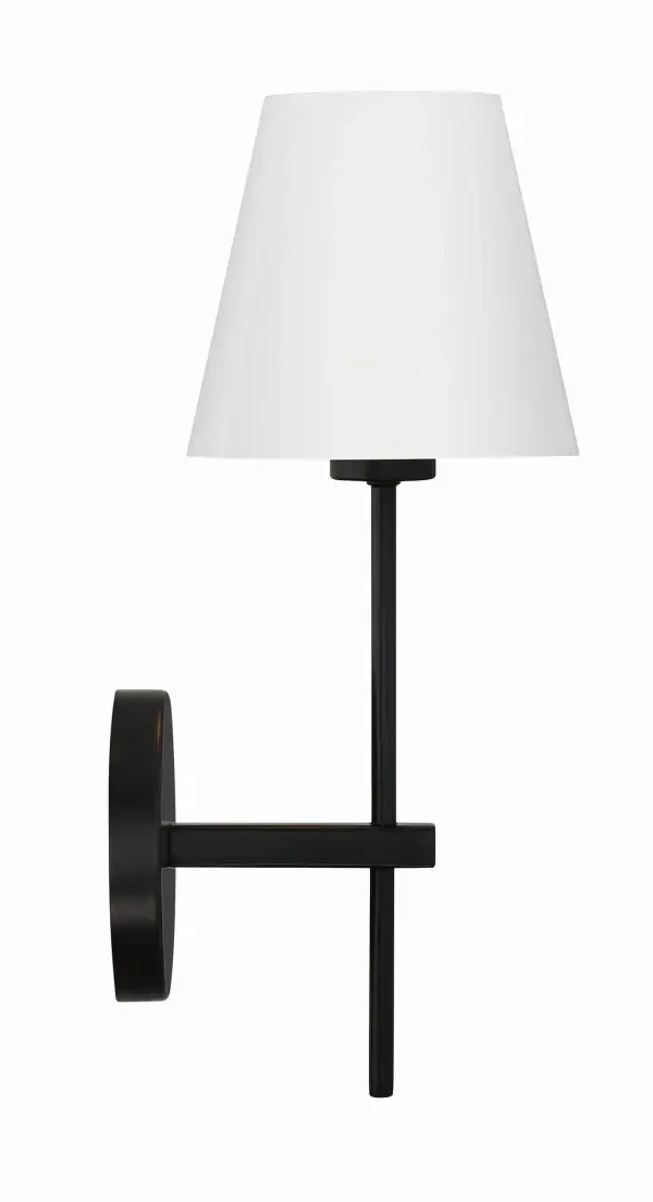 Xavier 6" Wall Sconce in Matte Black - Image 14