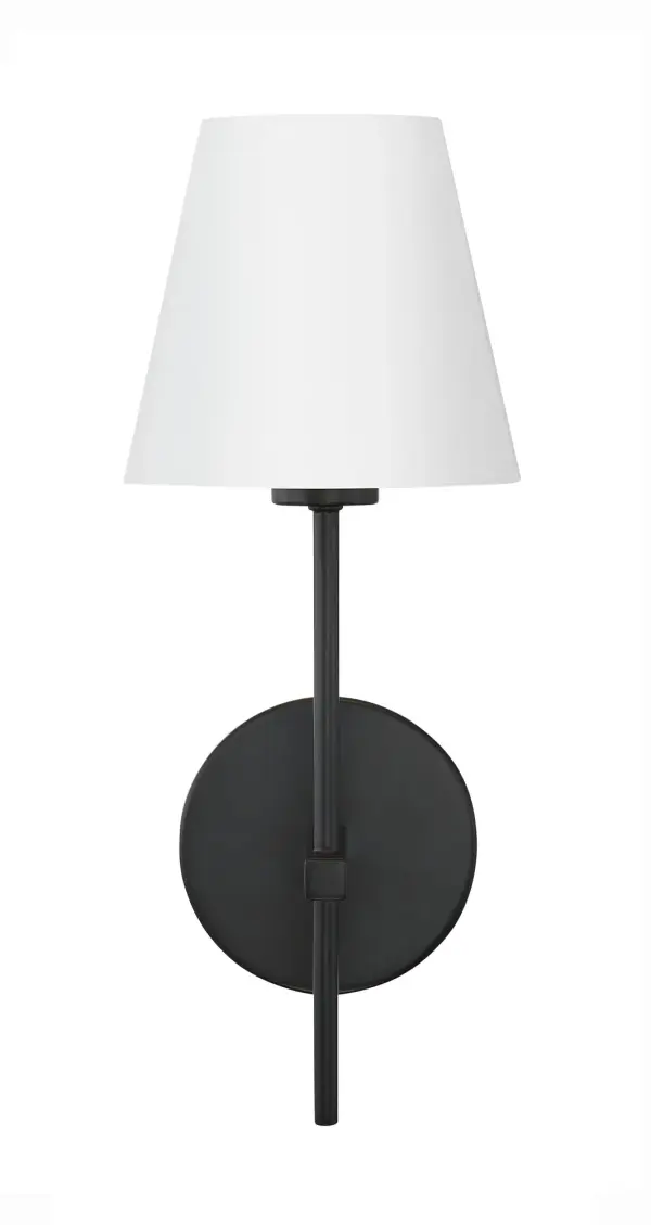 Xavier 6" Wall Sconce in Matte Black - Image 15