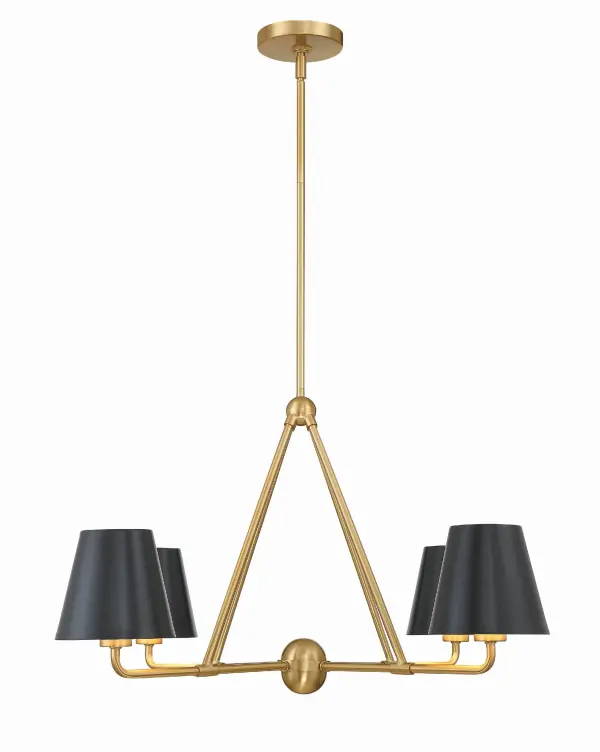 Xavier 31.75" Chandelier in Matte Black - Image 18