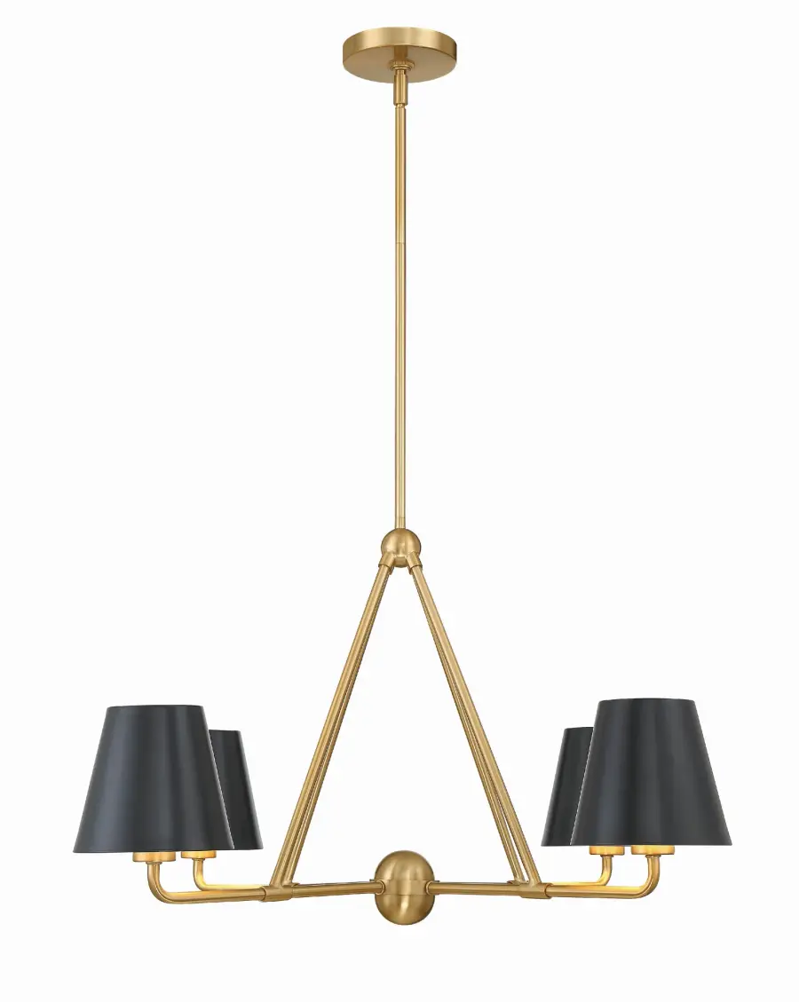 Xavier 31.75" Chandelier in Vibrant Gold - Image 18