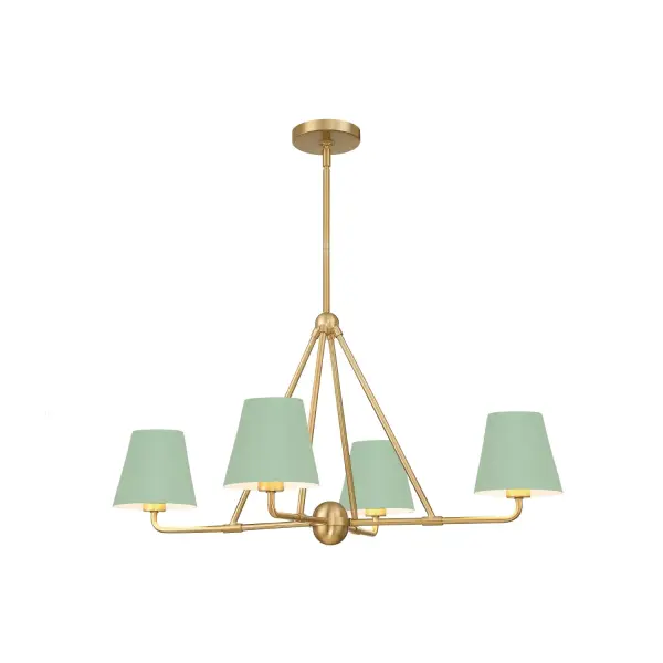 Xavier 31.75" Chandelier in Matte Black - Image 24
