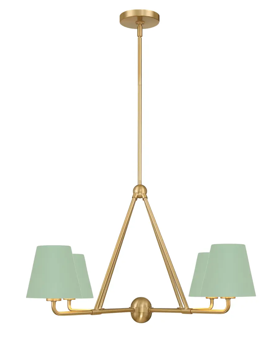 Xavier 31.75" Chandelier in Vibrant Gold - Image 25