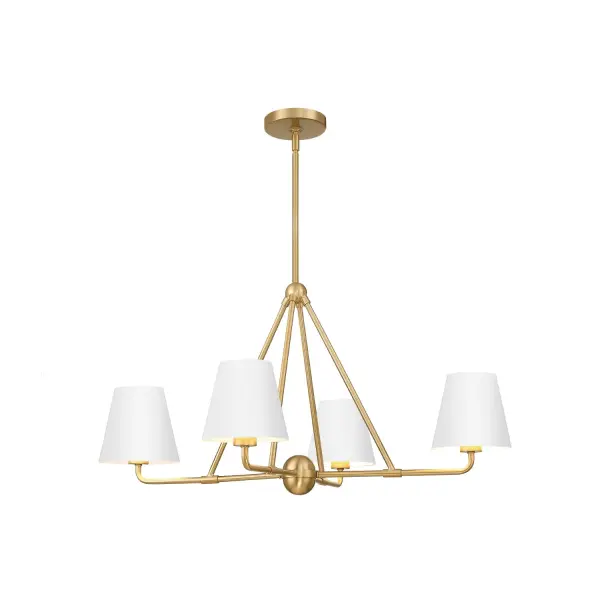 Xavier 31.75" Chandelier in Matte Black - Image 31