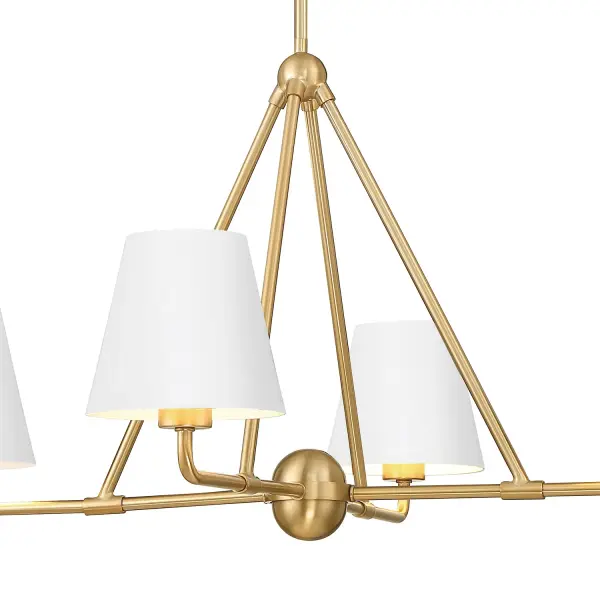 Xavier 31.75" Chandelier in Matte Black - Image 34