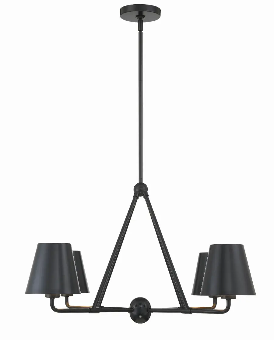 Xavier 31.75" Chandelier in Vibrant Gold - Image 10