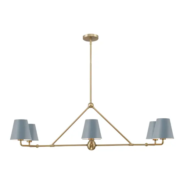 Xavier 46" Linear Chandelier - Image 1