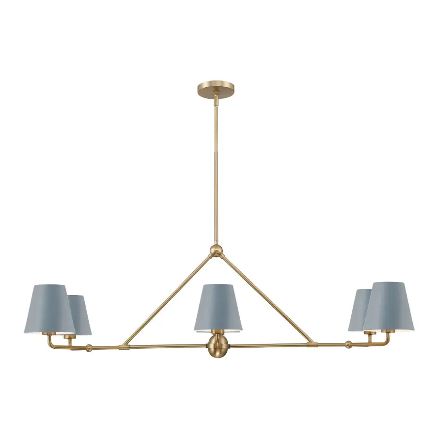 Xavier 46" Linear Chandelier - Image 1