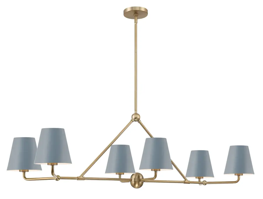 Xavier 46" Linear Chandelier - Image 2