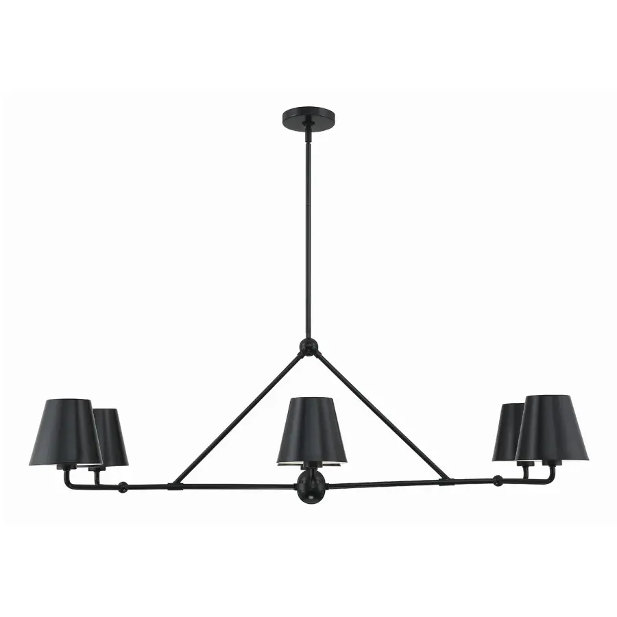 Xavier 46" Linear Chandelier - Image 9