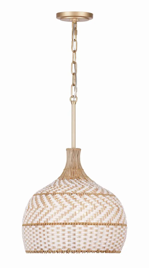Zanzibar 14" Rattan Pendant Light - Image 2