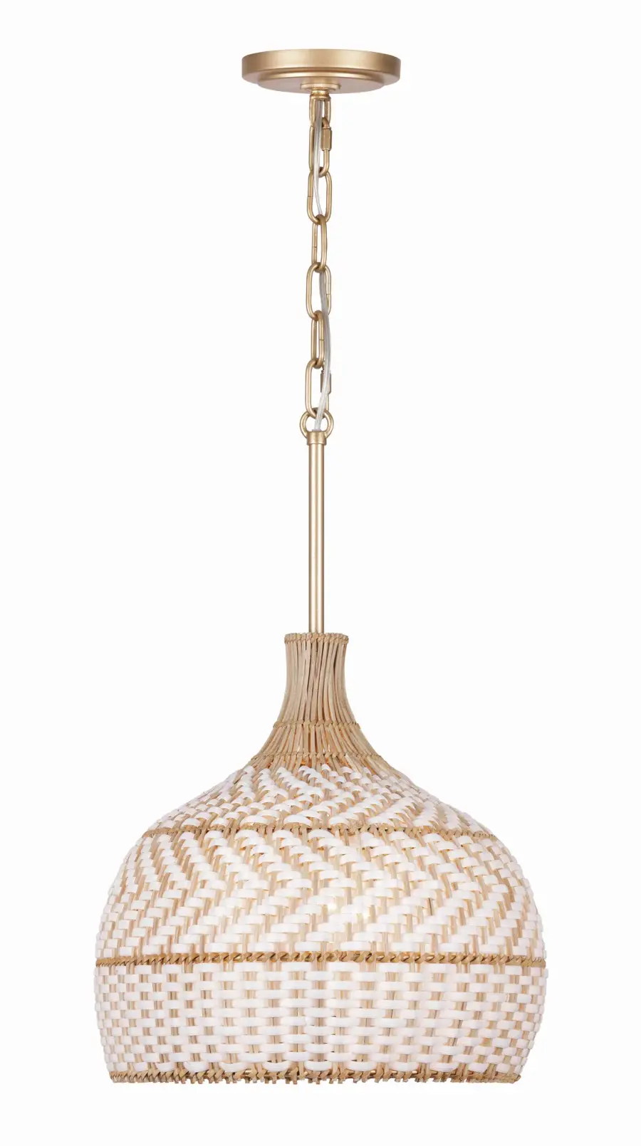 Zanzibar 14" Rattan Pendant Light - Image 2