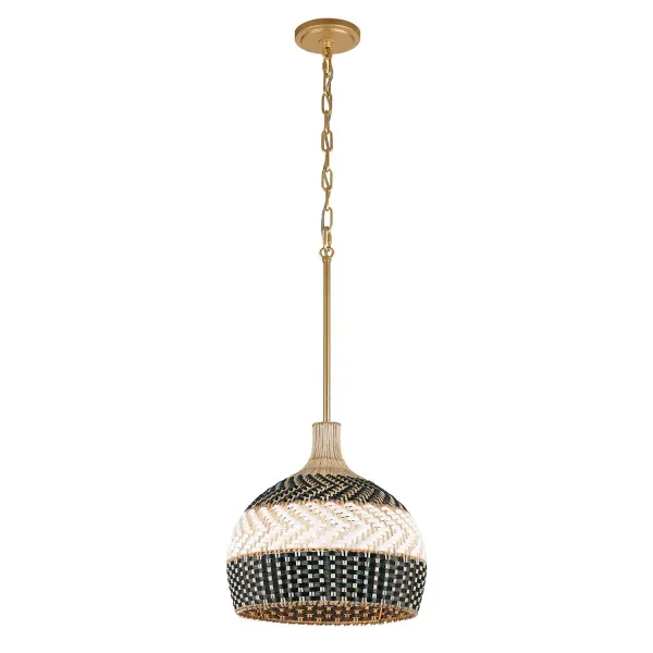 Zanzibar 14" Rattan Pendant Light - Image 7