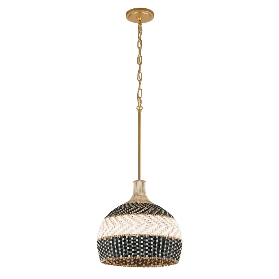 Zanzibar 14" Rattan Pendant Light - Image 7