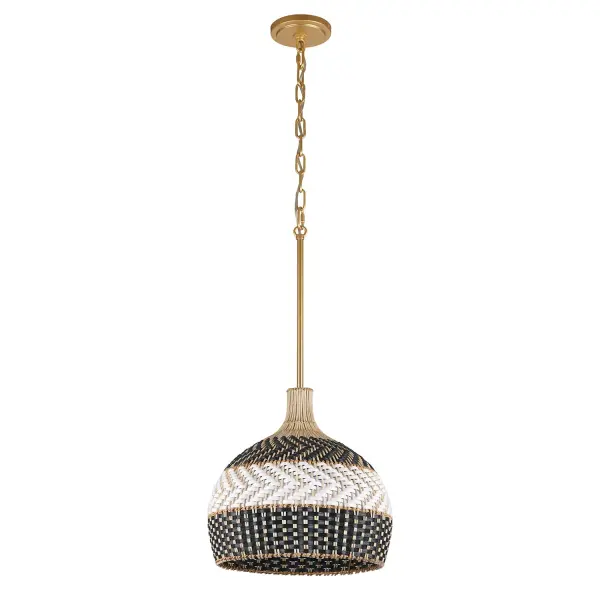 Zanzibar 14" Rattan Pendant Light - Image 8