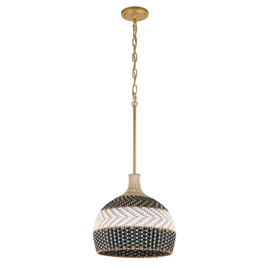 Zanzibar 14" Rattan Pendant Light - Image 8