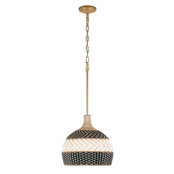 Zanzibar 14" Rattan Pendant Light - Image 9