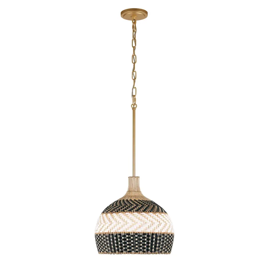 Zanzibar 14" Rattan Pendant Light - Image 9