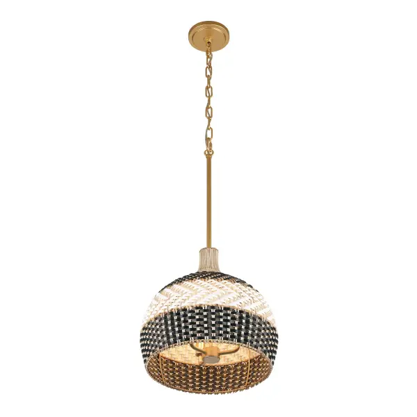 Zanzibar 14" Rattan Pendant Light - Image 10