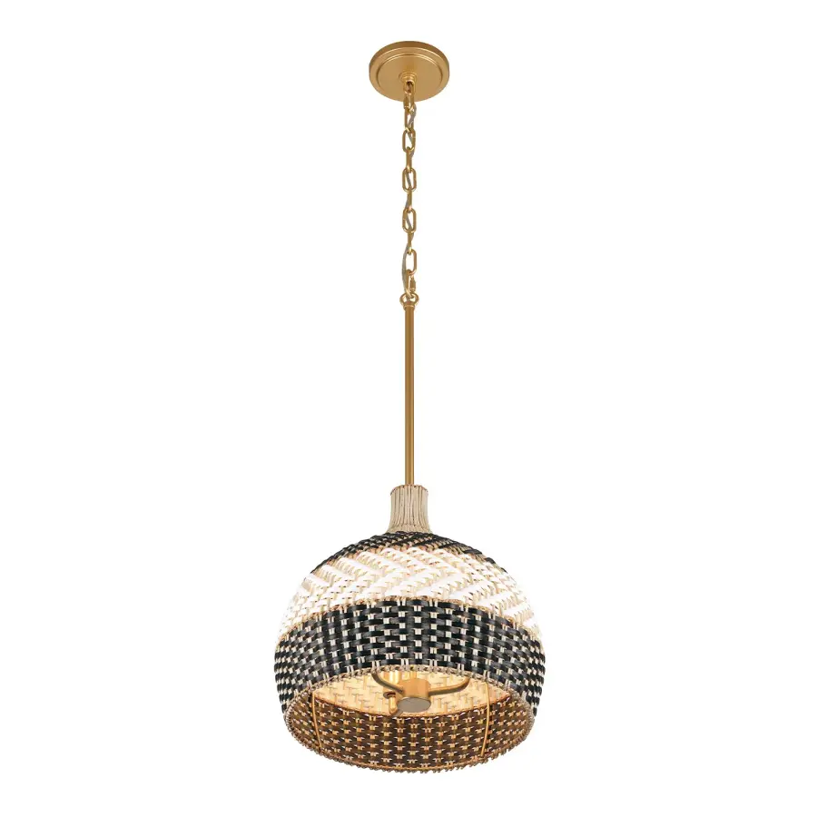 Zanzibar 14" Rattan Pendant Light - Image 10