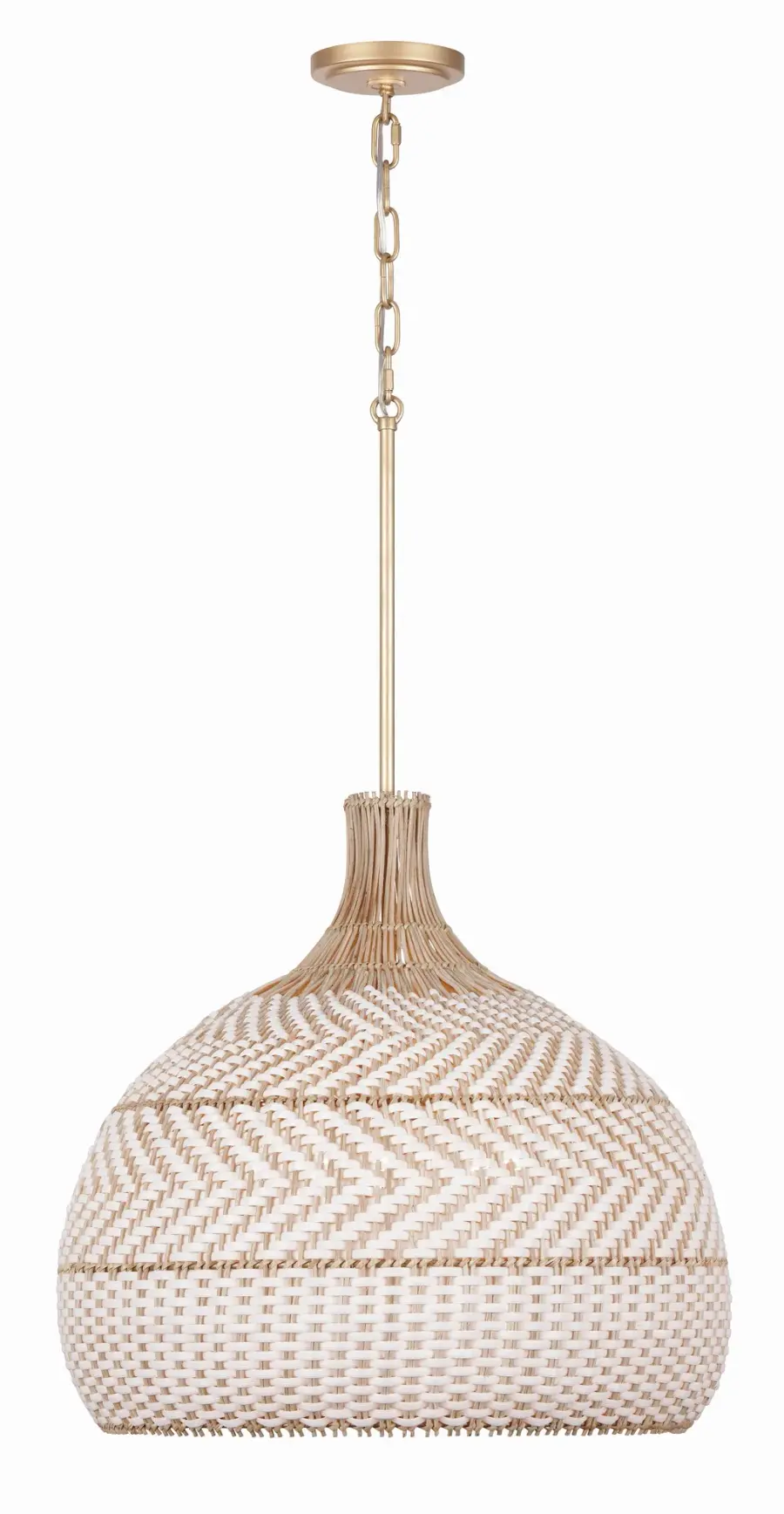Zanzibar 21" Rattan Pendant Light - Image 2