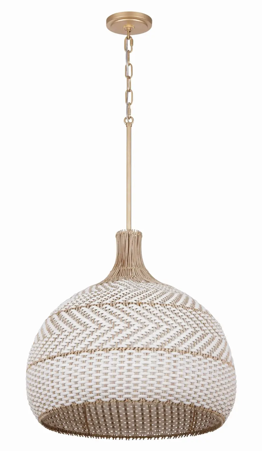 Zanzibar 21" Rattan Pendant Light - Image 3
