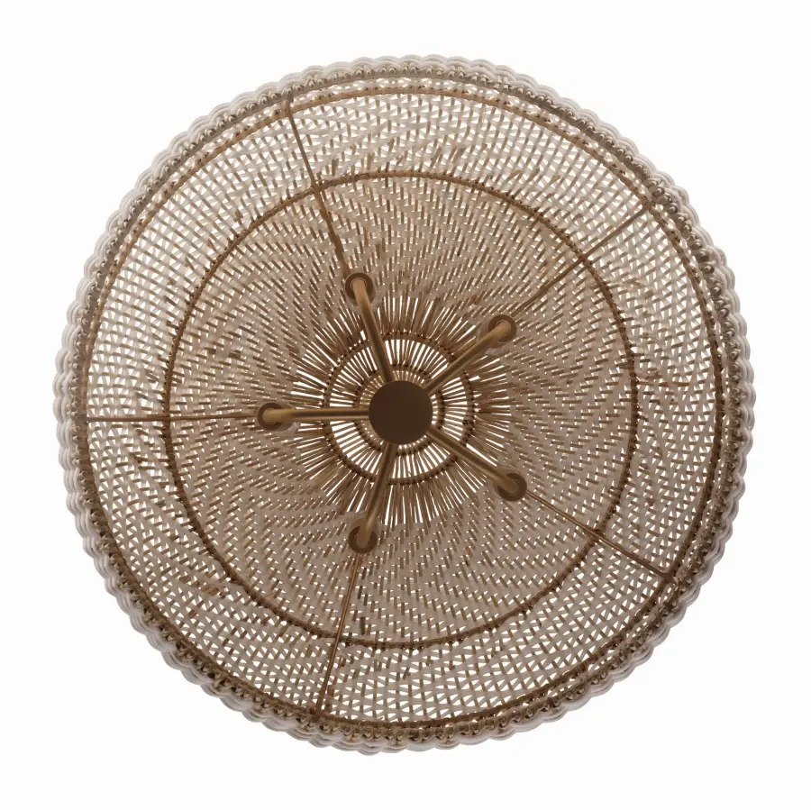 Zanzibar 21" Rattan Pendant Light - Image 4