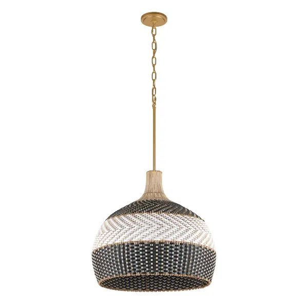 Zanzibar 21" Rattan Pendant Light - Image 8
