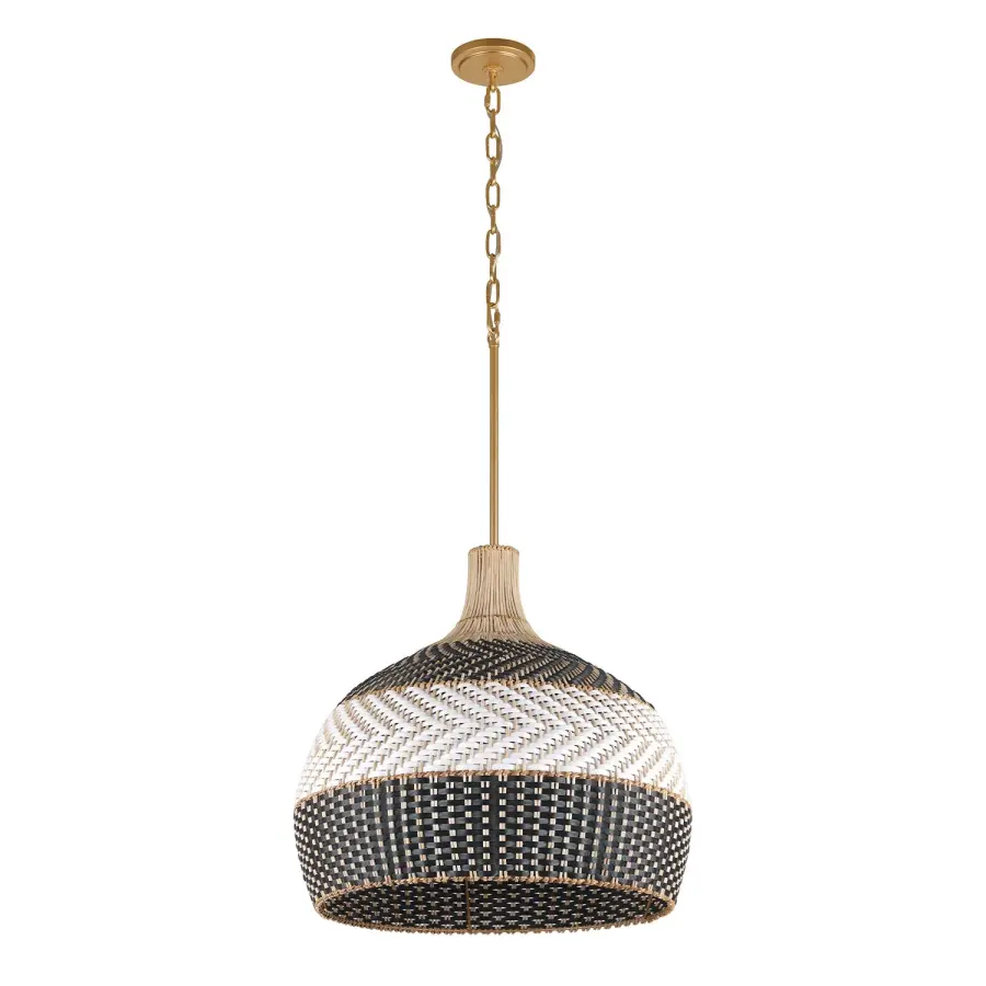 Zanzibar 21" Rattan Pendant Light - Image 8