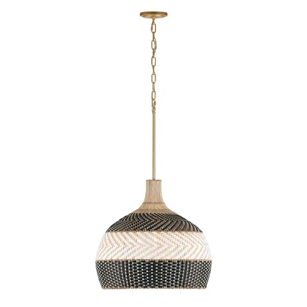 Zanzibar 21" Rattan Pendant Light - Image 9