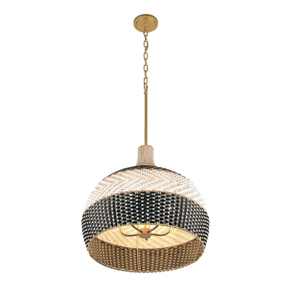 Zanzibar 21" Rattan Pendant Light - Image 10