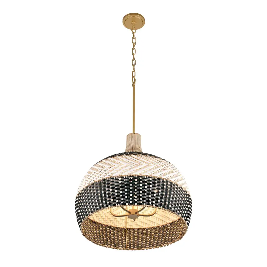 Zanzibar 21" Rattan Pendant Light - Image 10