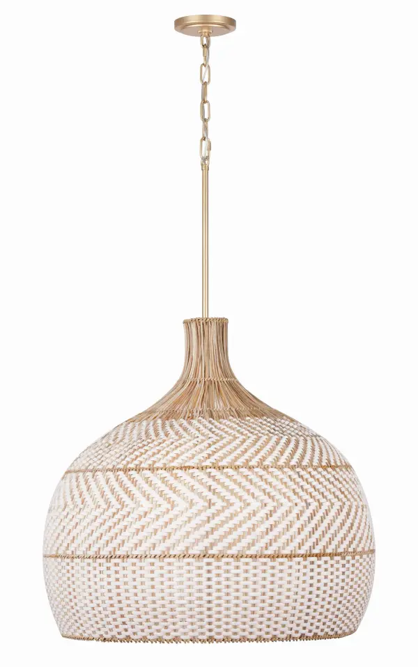 Zanzibar 26" Rattan Pendant Light - Image 2