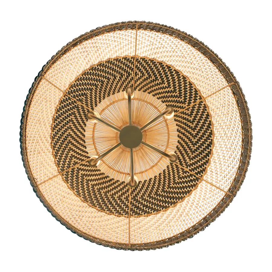 Zanzibar 26" Rattan Pendant Light - Image 11