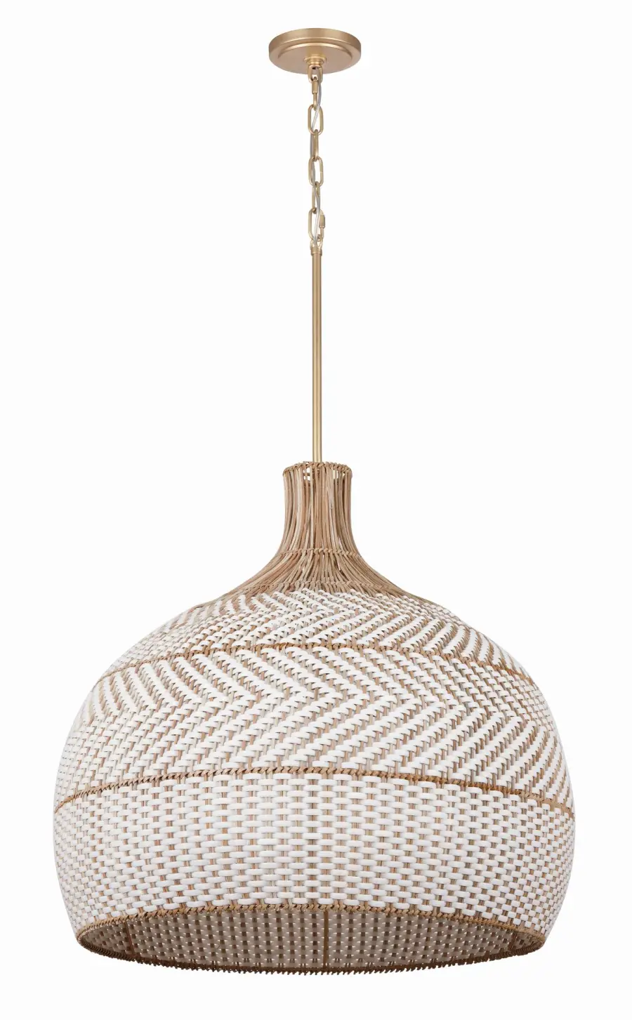 Zanzibar 26" Rattan Pendant Light - Image 3