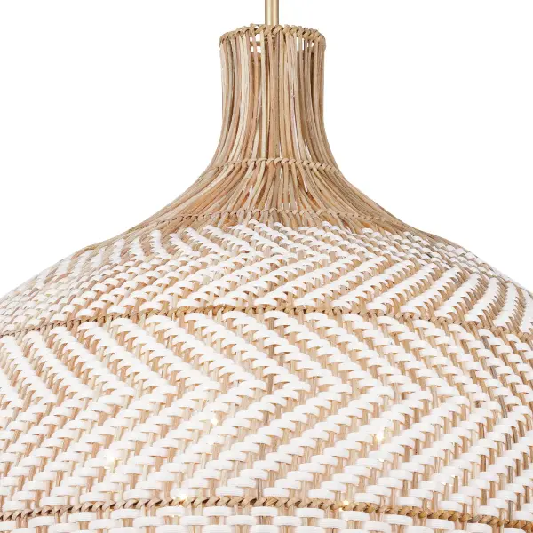 Zanzibar 26" Rattan Pendant Light - Image 4