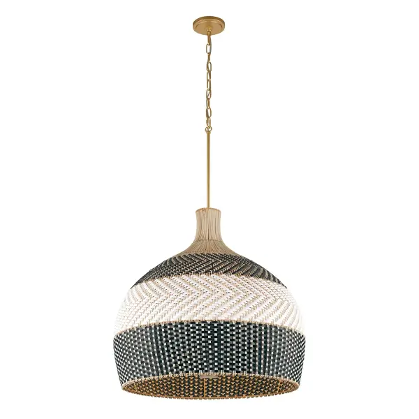Zanzibar 26" Rattan Pendant Light - Image 7