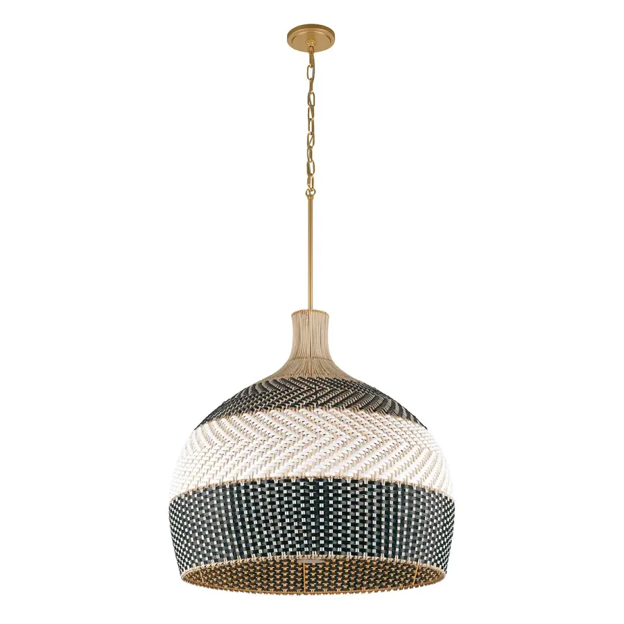 Zanzibar 26" Rattan Pendant Light - Image 7