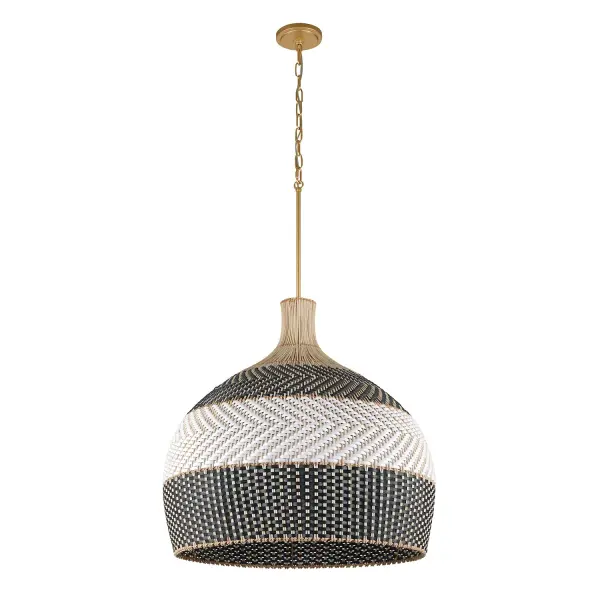 Zanzibar 26" Rattan Pendant Light - Image 8
